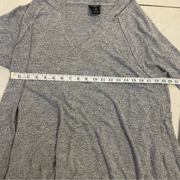 Grey Oversized Hooded Top - Picture 9 of 11